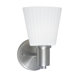 Hanna One Light Wall Sconce in Brushed Nickel