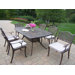 Oxford Mississippi 7 Piece Dining Set with Cushions