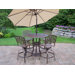 Elite Mississippi 7 Piece Swivel Bar Set with Umbrella