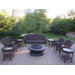 Resin Wicker 9 Piece Lounge Seating Group