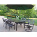 Rochester 7 Piece Dining Set with Umbrella