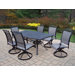 Cascade 7 Piece Swivel Dining Set