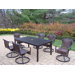 Rochester 7 Piece Swivel Dining Set