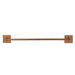 18" Hand Hammered Copper Towel Bar