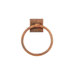7" Hand Hammered Copper Towel Ring
