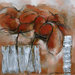 Wilted Red Flowers Canvas Art