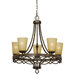 Scarlet 5 Light Chandelier