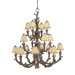 Aspen 16 Light Chandelier 