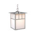 Mission Outdoor Hanging Lantern in Stainless Steel