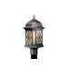 Sardinia 9" Outdoor Post Lantern in Vintage Patina - Energy Star