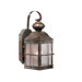 Revere 7" Outdoor Wall Lantern in Royal Bronze