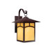 Taliesin Outdoor Wall Lantern in Espresso Bronze