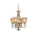 Mont Blanc 4 Light Chandelier