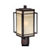 Robie  Outdoor Post Lantern in Espresso Bronze