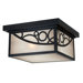 Prosecco Outdoor Ceiling Light in Noble Bronze