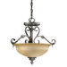 Montmarte 3 Light Convertible Inverted Pendant