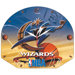 NBA 13" High Def Plaque Clock