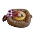 Picnic Basket Dog Bed and Toys Set