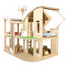 Green Dollhouse with Furniture