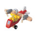 City Turboprop Airplane with Pilot