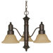 Gotham 3 Light Chandelier