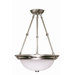3 Light Inverted Pendant