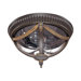 Philippe  Flush Dome in Belgium Bronze