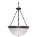 3 Light Inverted Pendant
