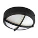 Hudson  Wall Lantern with Cross Grill in Matte Black