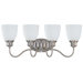 Bella  Vanity Light in Brushed Nickel