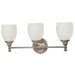 Rockport Milano  Vanity Light in Brushed Nickel
