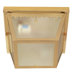  Carport Flush Mount in Polished Brass