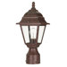 Briton  Post Lantern in Old Bronze