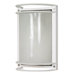  Rectangle Wall Sconce in Semi Gloss White