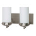 Polaris  Vanity Light in Brushed Nickel