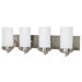 Polaris  Vanity Light in Brushed Nickel