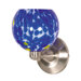 8.25" x 6"  Sphere Halogen Wall Sconce in Brushed Nickel
