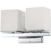 Bento Two Light Bath Vanity in Polished Chrome