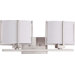 Portia 18.5" Energy Star Two Light Bath Vanity in Brushed Nickel