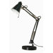 Mini Head Drafting One Light Desk Lamp in Black