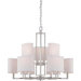 Gemini 9 Light Chandelier