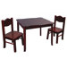 Classic Kids 3 Piece Table and Chairs Set