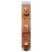 Recycled Dreamweaver Wall Sconce - Vertical Three Light