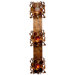 Recycled Fascination Halogen Sconce - Vertical Three Light