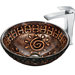 Aztec Vessel Sink with Faucet
