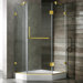 Neo-Angle Door Frameless Shower Enclosure with Base