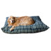 Indoor/Outdoor Shebang Dog Bed in Green Plaid