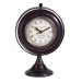 Round Desk Clock in Black
