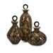 Peverelle Glass Bottles (Set of 3)