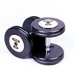 105 lbs Pro-Style Cast Dumbbells in Black